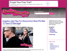 Tablet Screenshot of celebritypuke.com
